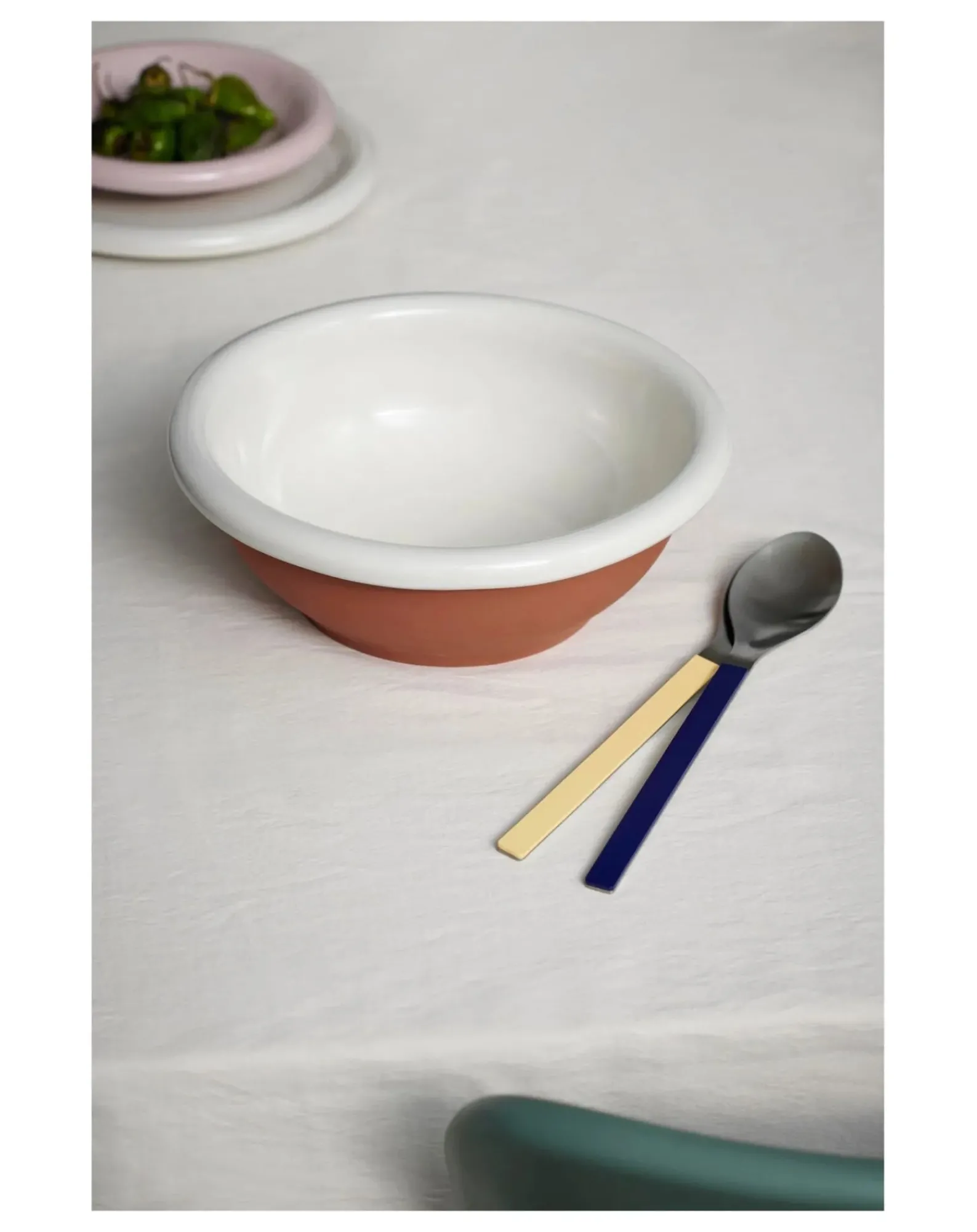 Hay Couverts-4 pieces cutlery, Muller Van Severen - Set of 4 Bleu marine