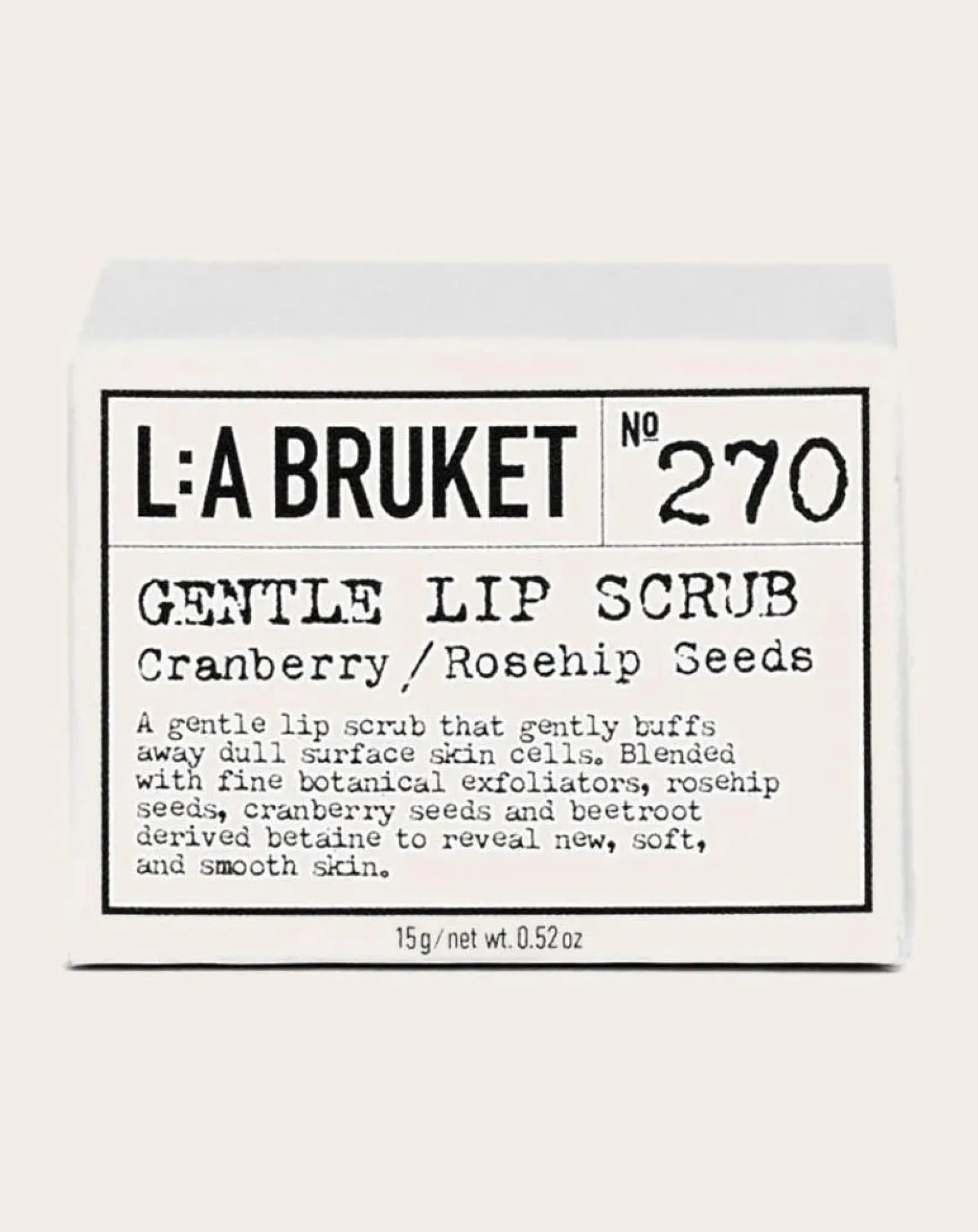 L:A BRUKET Soins Du Visage|Soins Du Visage-270 Soft Lip Scrub - 15 ml Non teinté