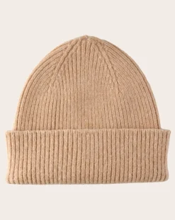 SMALLABLE BASICS Bonnets, Casquettes|Bonnets, Cagoules, Gants-Adult wool hat Beige chiné