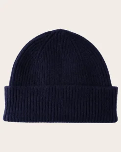 SMALLABLE BASICS Bonnets, Casquettes|Bonnets, Cagoules, Gants-Adult wool hat Bleu marine