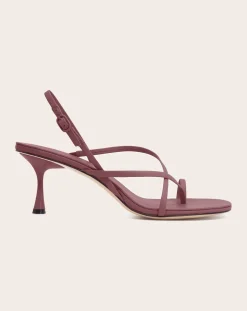 Studio Amélia Sandales, Escarpins-Agatha 70 sandals Aubergine