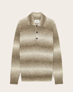 NN.07 Pulls, Gilets-Alfiie Polo sweater 6656 Wool Marron