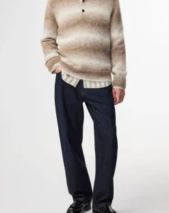NN.07 Pulls, Gilets-Alfiie Polo sweater 6656 Wool Marron