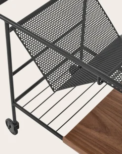 & Tradition Tables, Bureaux-Alima NDS1 Table on Wheels Noyer