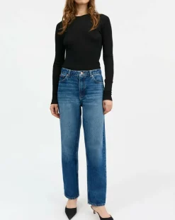 Skall Studio Pantalons, Jeans-Allison Organic Cotton Jeans Washed Blue