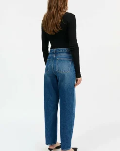 Skall Studio Pantalons, Jeans-Allison Organic Cotton Jeans Washed Blue