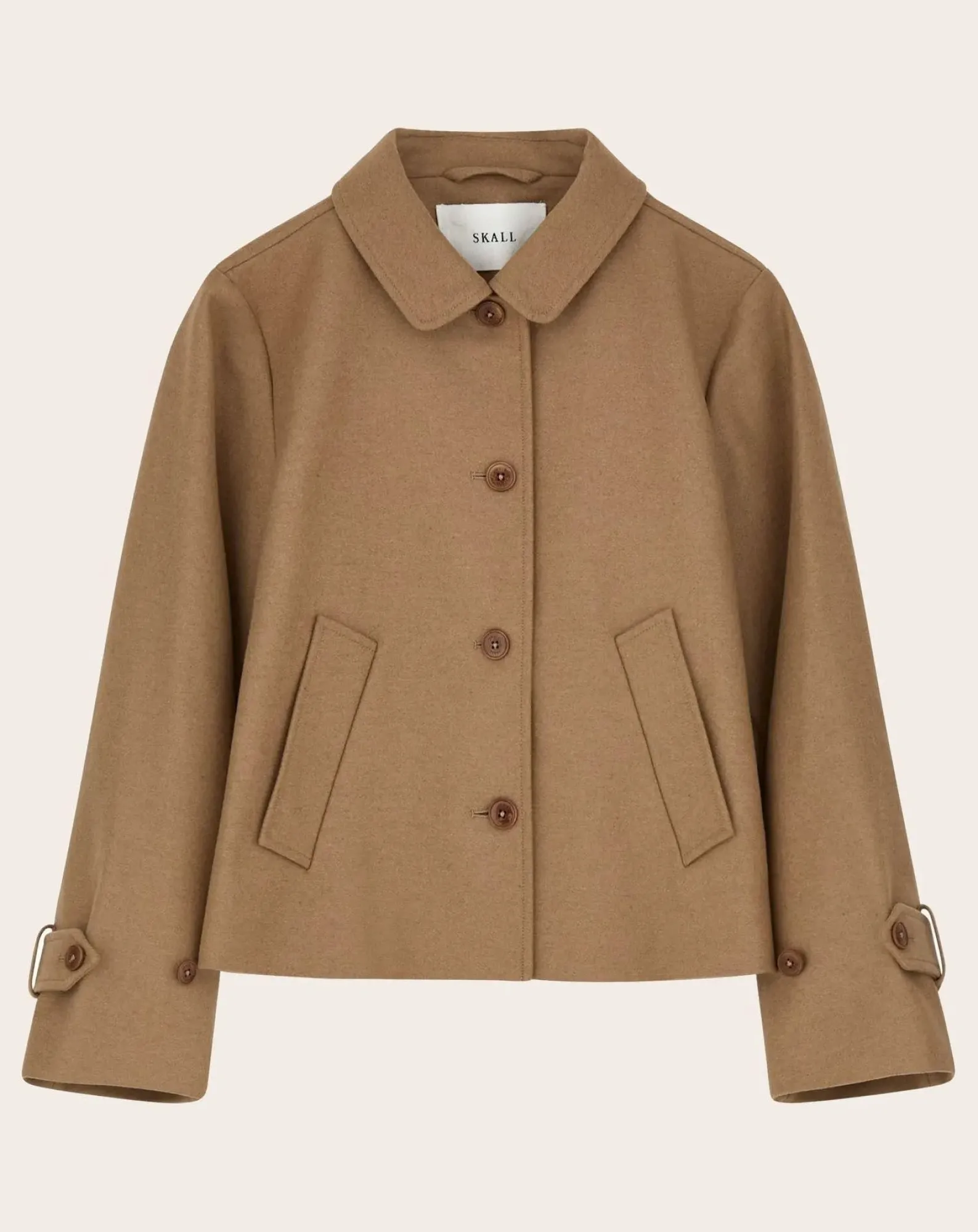 Skall Studio Vestes, Manteaux-Ally Recycled Wool Jacket Camel