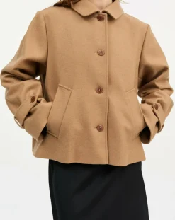Skall Studio Vestes, Manteaux-Ally Recycled Wool Jacket Camel