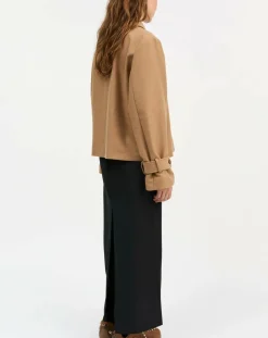 Skall Studio Vestes, Manteaux-Ally Recycled Wool Jacket Camel