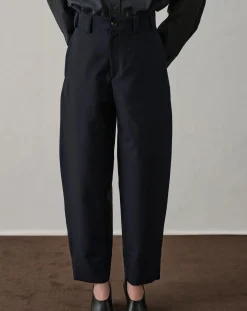 Soeur Pantalons, Jeans-Alouette Virgin Wool Trousers Bleu marine