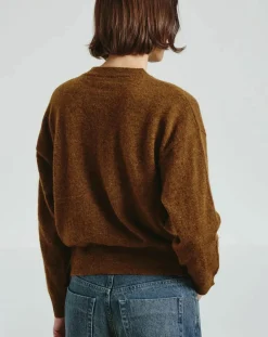 Pomandère Pulls, Gilets-Alpaca sweater Caramel