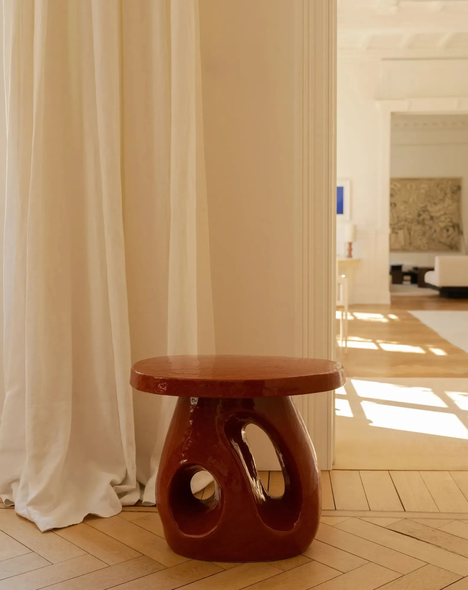 Serax Tables, Bureaux-Amé 10 side table Brique