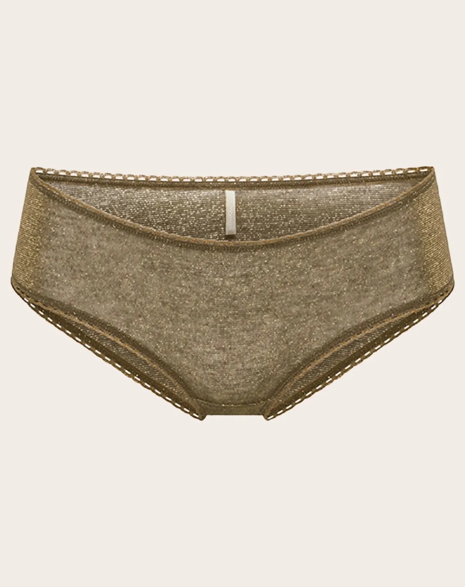 Momoni Lingerie, Chaussettes-Amaca Metallic Panties Tabac