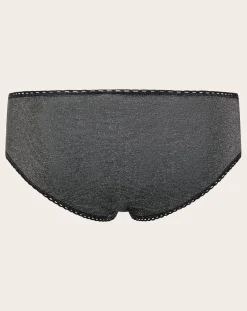 Momoni Lingerie, Chaussettes-Amaca Metallic Panties Gris anthracite