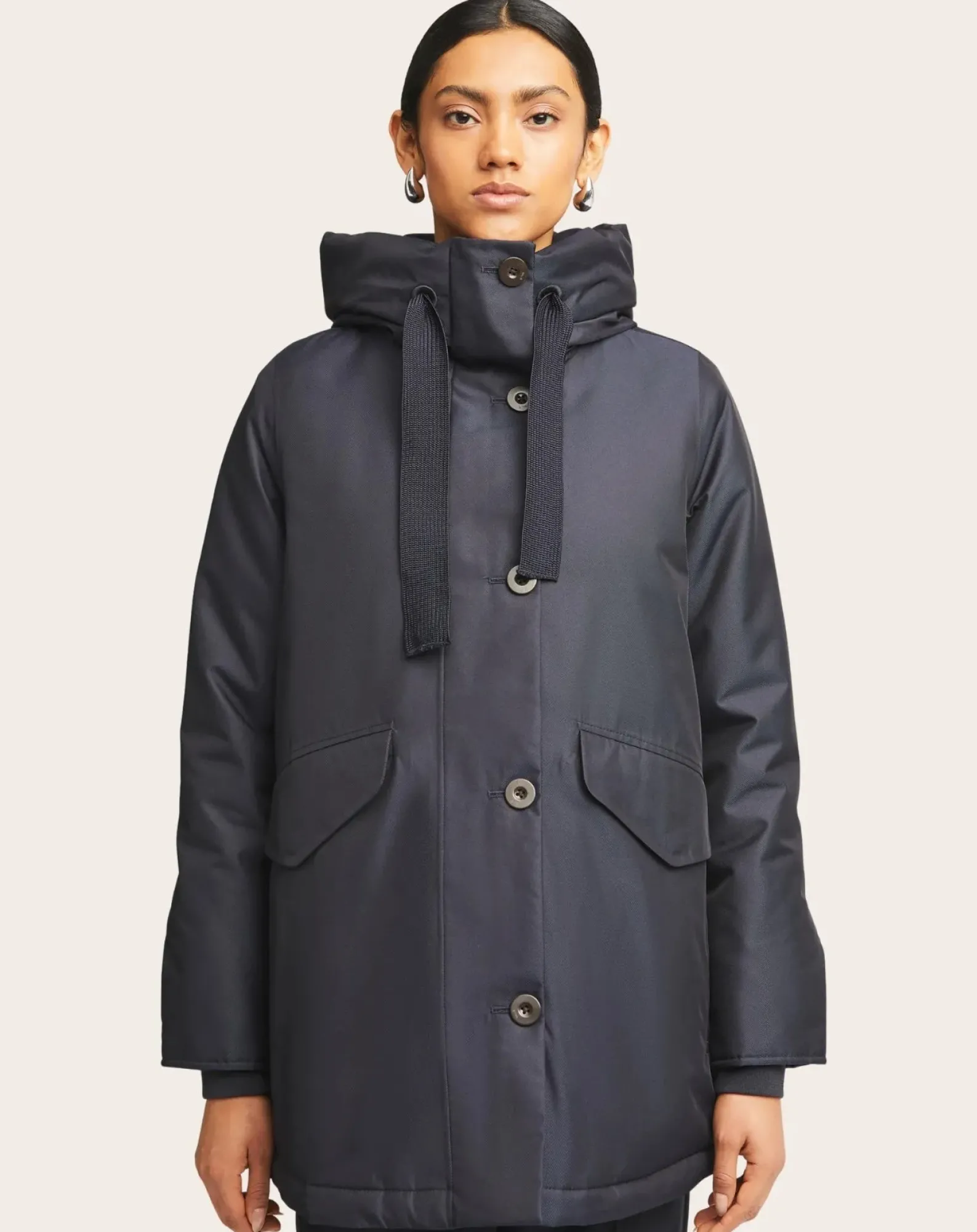 g-lab Vestes, Manteaux-Amber Parka Bleu marine