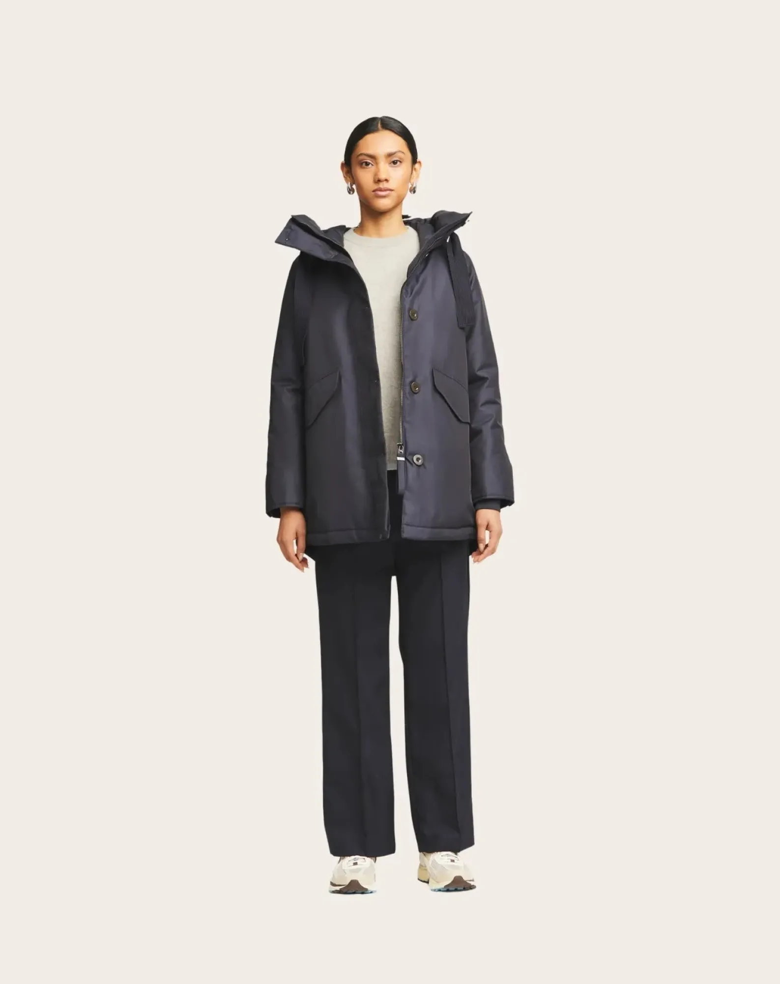 g-lab Vestes, Manteaux-Amber Parka Bleu marine