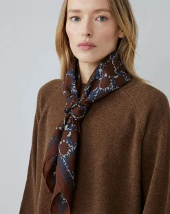 Moismont Echarpes, Foulards-Amber scarf N°680 Café