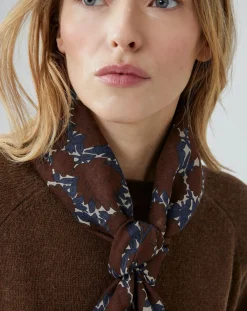 Moismont Echarpes, Foulards-Amber scarf N°680 Café