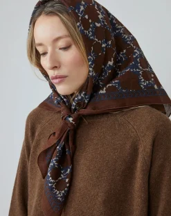 Moismont Echarpes, Foulards-Amber scarf N°680 Café