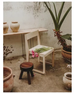 Frama Chaises, Tabourets-AML Pine Stool Bois foncé
