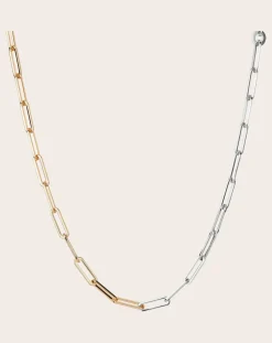 Jenny Bird Colliers-Andi Slim necklace Doré/Argenté