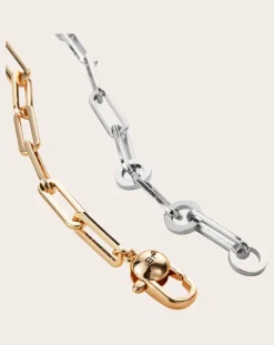Jenny Bird Colliers-Andi Slim necklace Doré/Argenté