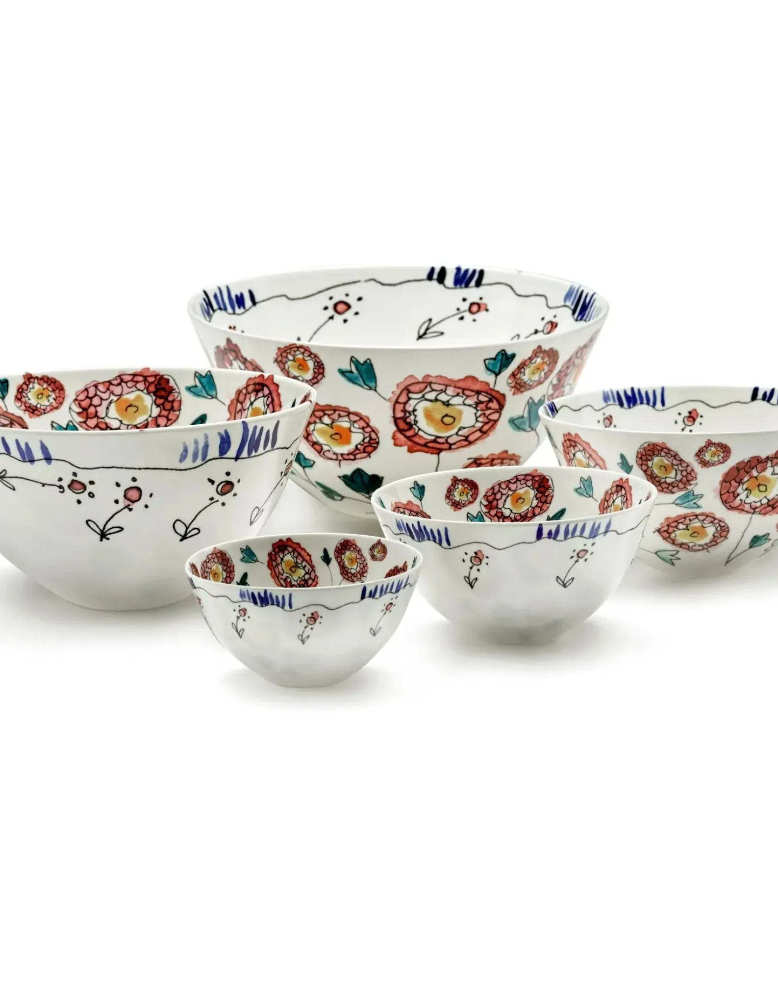 Serax Vaisselle-Anemone salad bowl, for Marni Milk