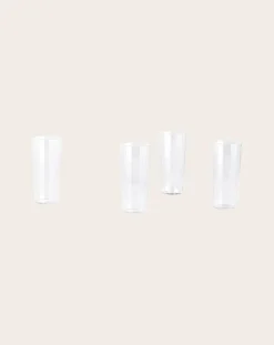 Hay Verres, Carafes-Angle Glasses - Set of 4 Transparent