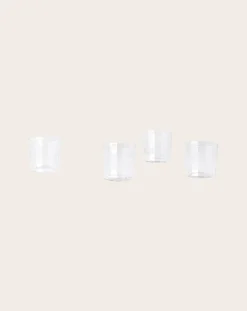 Hay Verres, Carafes-Angle Glasses - Set of 4 Transparent