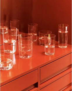 Hay Verres, Carafes-Angle Glasses - Set of 4 Transparent