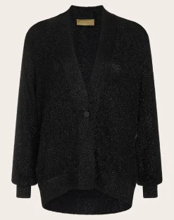 Momoni Pulls, Gilets-Anthony Metallic Vest Noir