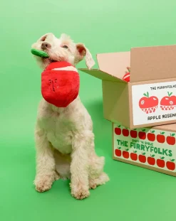 The Furry Folks Accessoires Animaux-Apple digging toy Rouge