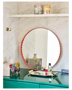Hay Miroirs-Arcs mirror - Muller Van Severen Rouge