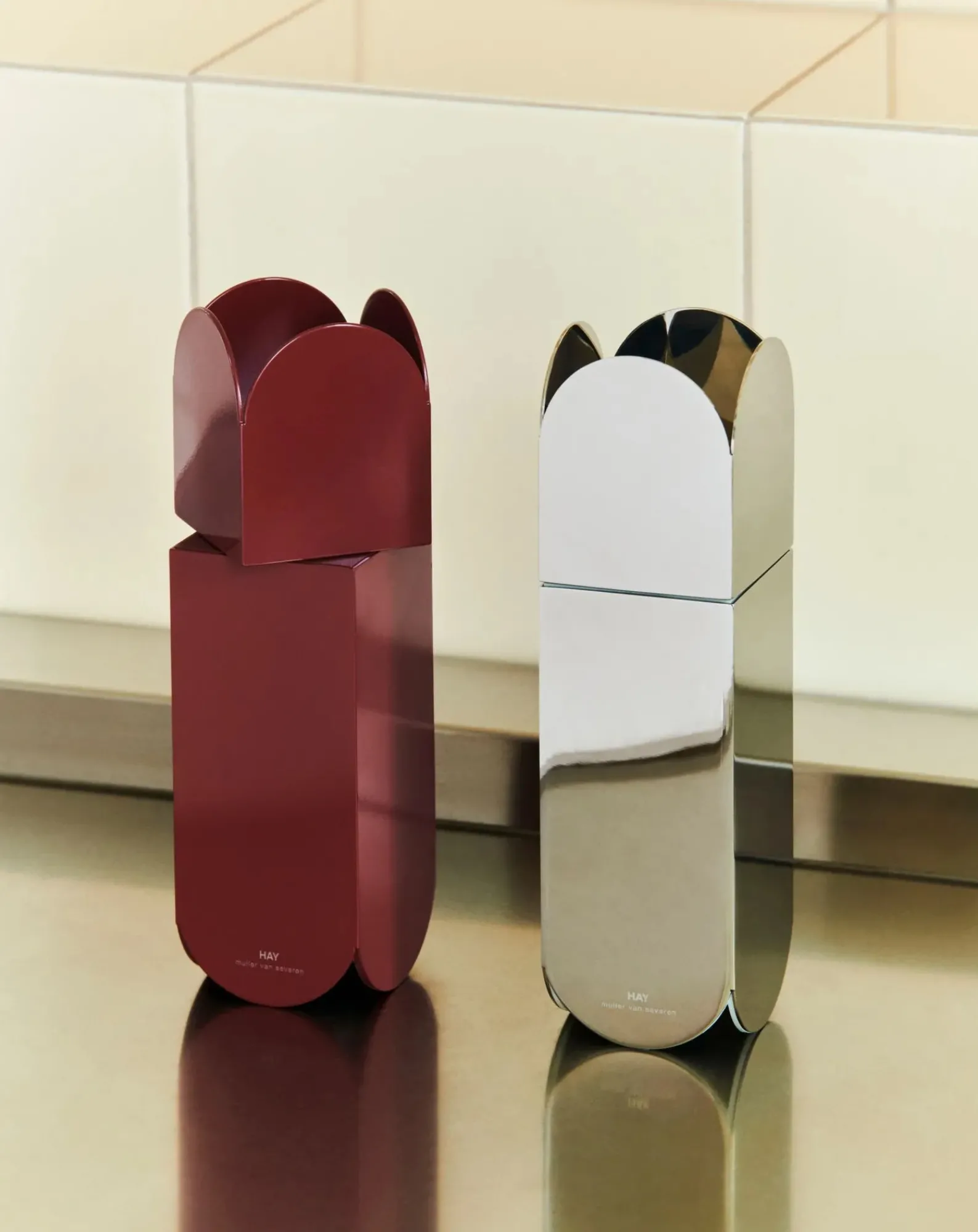 Hay Vaisselle-Arcs salt and pepper mill Bordeaux