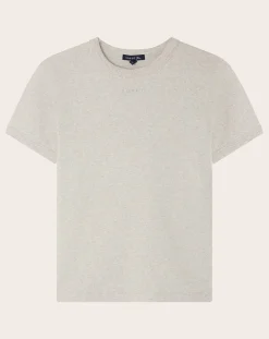 Soeur Tee-Shirts, Tops-Aristide organic cotton T-shirt Gris chiné