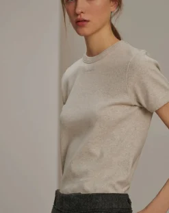 Soeur Tee-Shirts, Tops-Aristide organic cotton T-shirt Gris chiné
