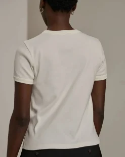 Soeur Tee-Shirts, Tops-Aristide organic cotton T-shirt Blanc