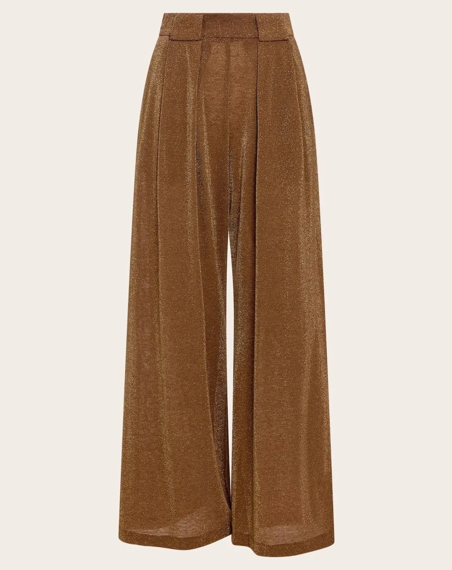 Momoni Pantalons, Jeans-Aspen Metallic Pants Tabac
