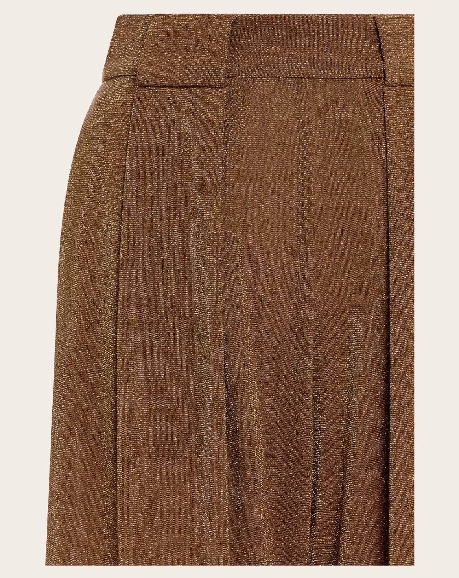 Momoni Pantalons, Jeans-Aspen Metallic Pants Tabac