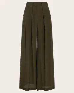 Momoni Pantalons, Jeans-Aspen pants Vert foncé
