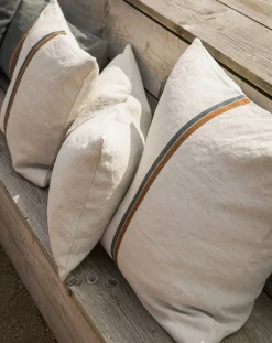 Libeco Coussins|Coussins-Atlas cushion cover Ecru