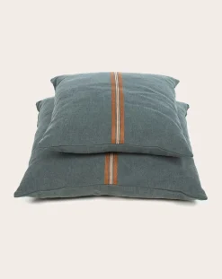 Libeco Coussins|Coussins-Atlas cushion cover Gris anthracite