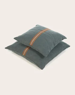 Libeco Coussins|Coussins-Atlas cushion cover Gris anthracite