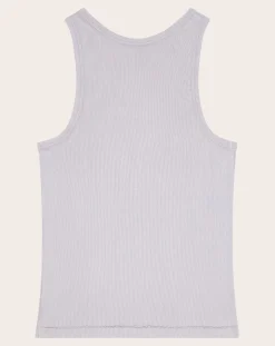 Smallable Woman Tee-Shirts, Tops-Ayla Organic Cotton Rib Tank Top Mastic