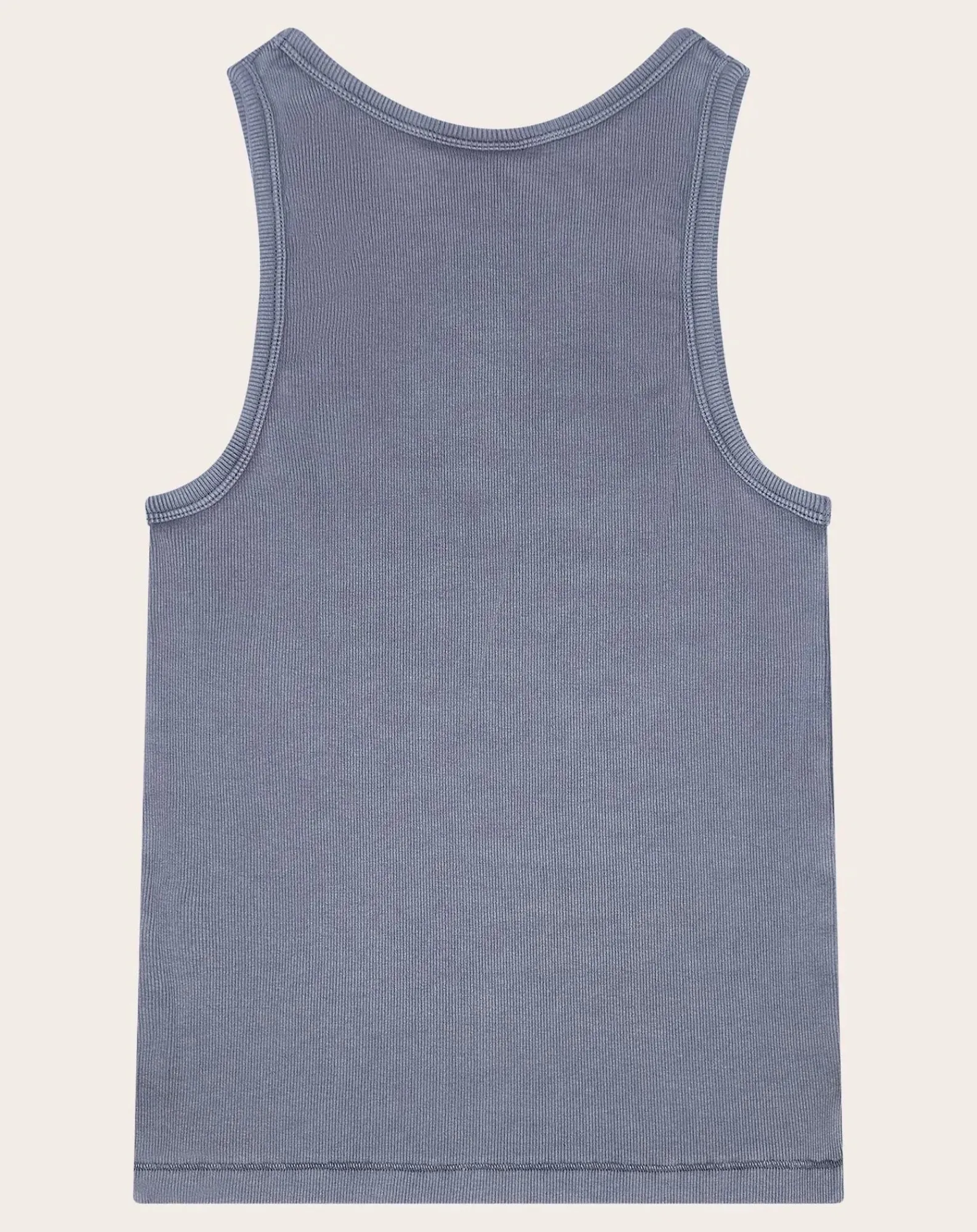 Smallable Woman Tee-Shirts, Tops-Ayla Organic Cotton Rib Tank Top Gris charbon