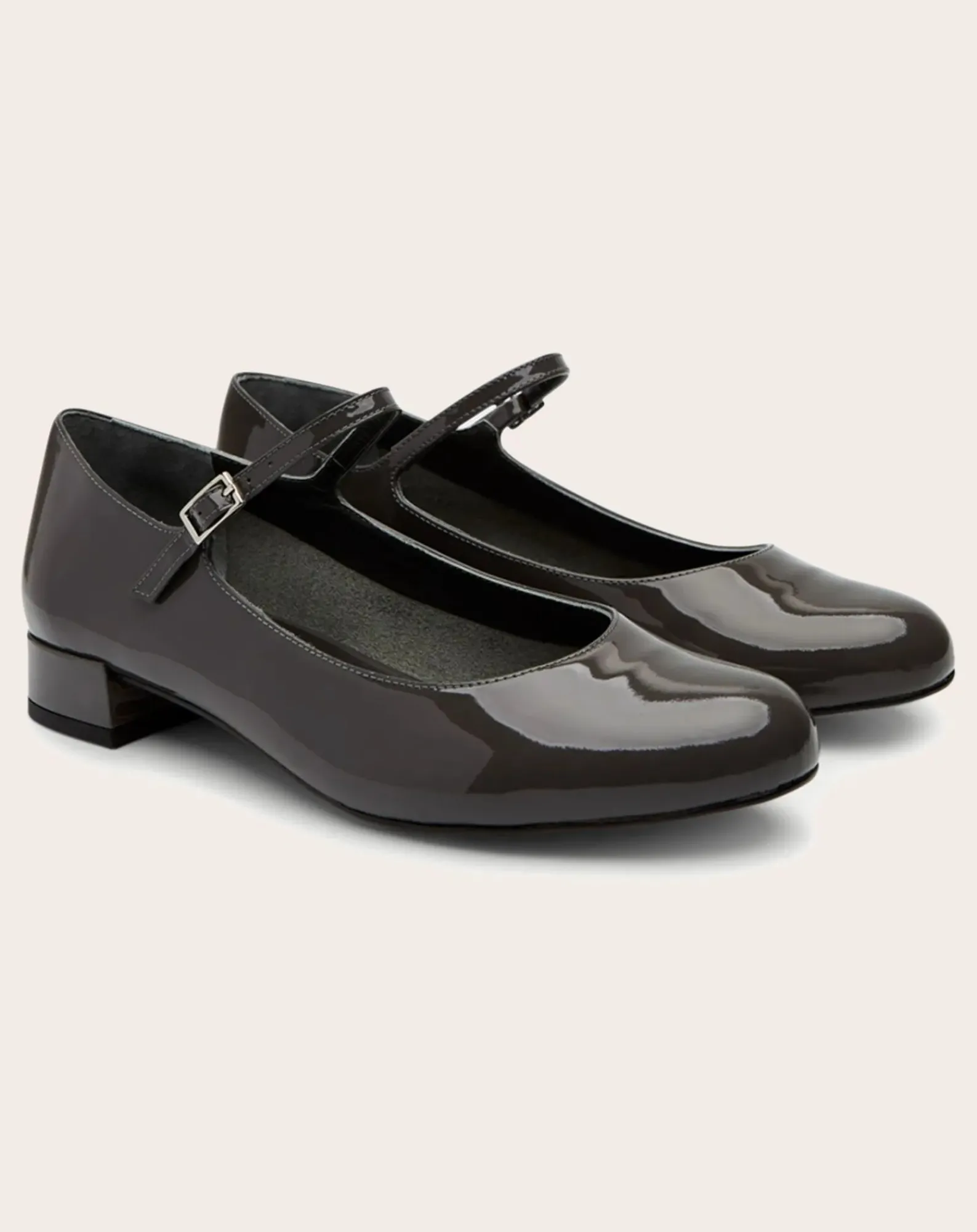 Augusta Ballerines-Babies Emilia Vernies Gris