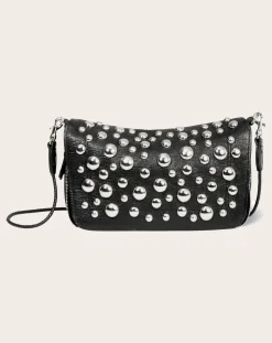 Jérôme Dreyfuss Sacs À Bandoulière-Bag Bobi S Chèvre Grainé Silver Noir