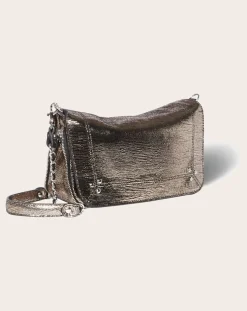 Jérôme Dreyfuss Sacs À Bandoulière-Bag Bobi S Chèvre Lamé Champagne