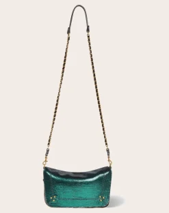 Jérôme Dreyfuss Sacs À Main-Bag Bobi S Chèvre Lamé Vert