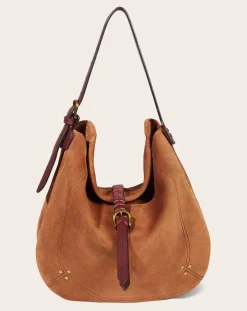 Jérôme Dreyfuss Sacs À Bandoulière-Bag Luis Velvet crust Caramel